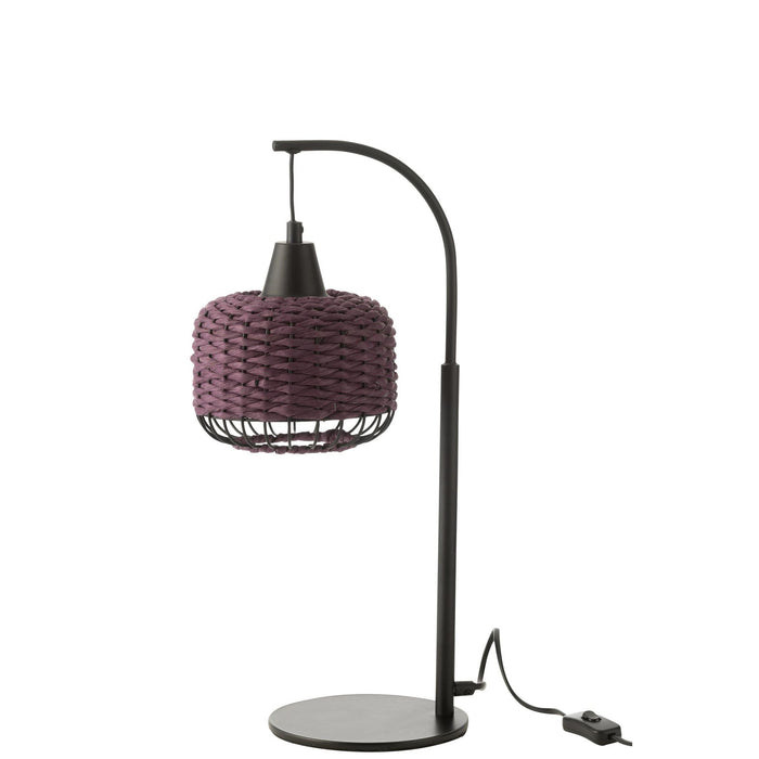 Tafellamp Paars Metaal 19 cm-Tafellampen-J-Line