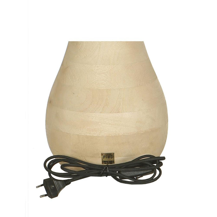 Tafellamp Peake Mangohout Beige 49 cm-Tafellampen-PTMD