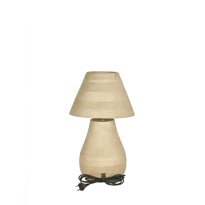Tafellamp Peake Mangohout Beige 49 cm-Tafellampen-PTMD