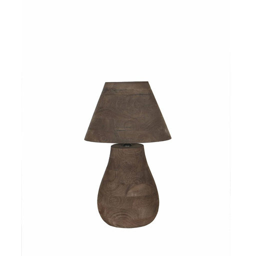 Tafellamp Peake Mangohout Bruin 49 cm-Tafellampen-PTMD