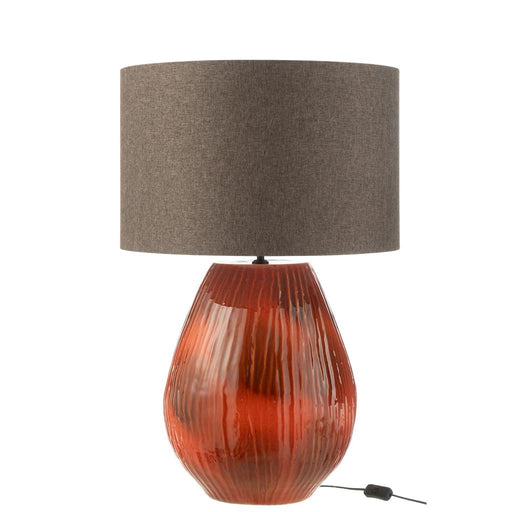 Tafellamp Rood Clay L 56 cm 55.5x55.5x85 cm-Tafellampen-J-Line