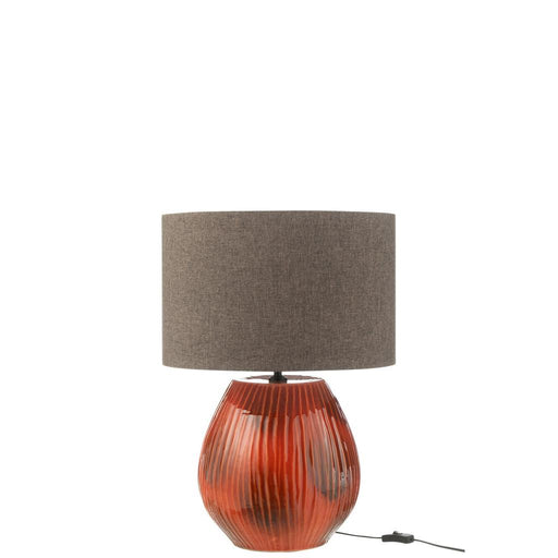 Tafellamp Rood Clay S 42 cm 42x42x59 cm-Tafellampen-J-Line
