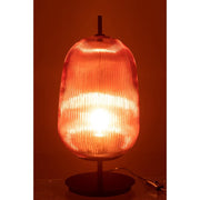 Tafellamp Rood Glas 22 cm 22x22x49 cm-Tafellampen-J-Line