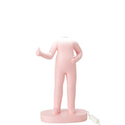 Tafellamp Roze Polykunsthars 14 cm 14x19.5x44.5 cm-Tafellampen-J-Line