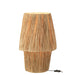 Tafellamp Sara Zeegras ijzer, Seagrass Naturel 36x36x53 cm-Tafellampen-J-Line