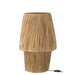 Tafellamp Sara Zeegras ijzer, Seagrass Naturel 36x36x53 cm-Tafellampen-J-Line