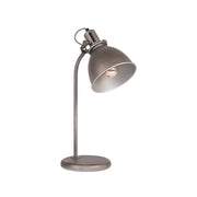Tafellamp Spot Handzame Metaal Burned Steel 28x18x50 cm-Tafellampen-LABEL51