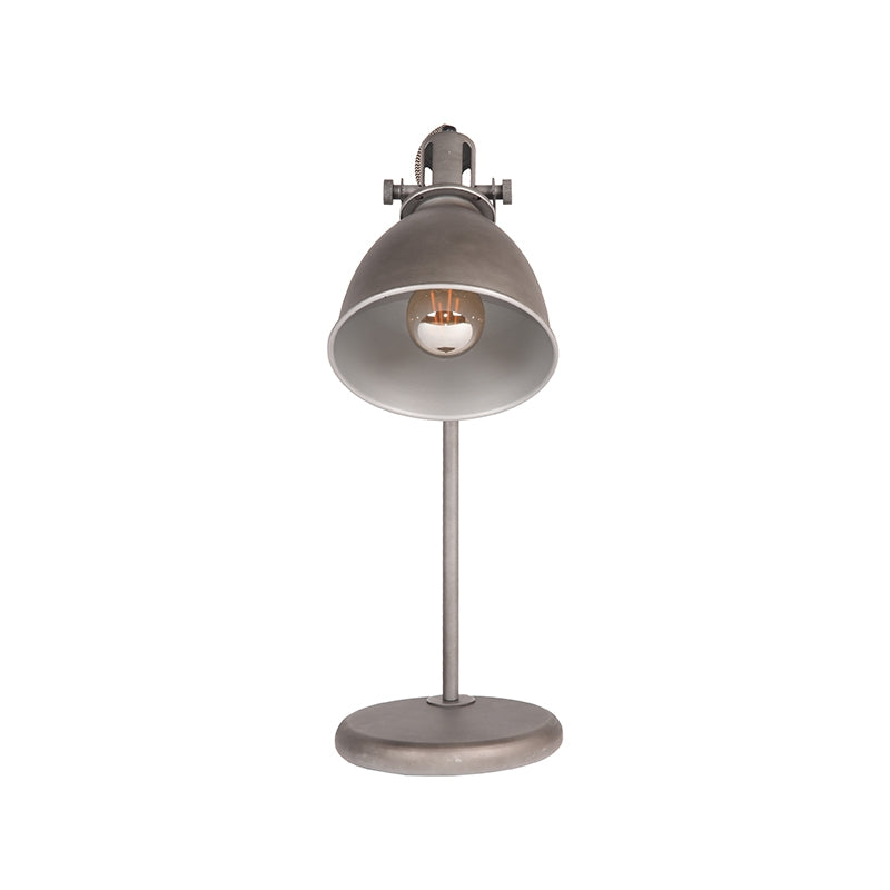 Tafellamp Spot Handzame Metaal Burned Steel 28x18x50 cm-Tafellampen-LABEL51