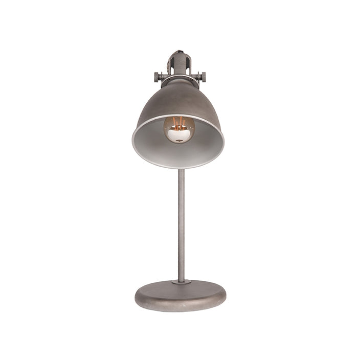 Tafellamp Spot Handzame Metaal Burned Steel 28x18x50 cm-Tafellampen-LABEL51