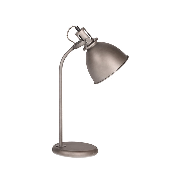 Tafellamp Spot Handzame Metaal Burned Steel 28x18x50 cm-Tafellampen-LABEL51