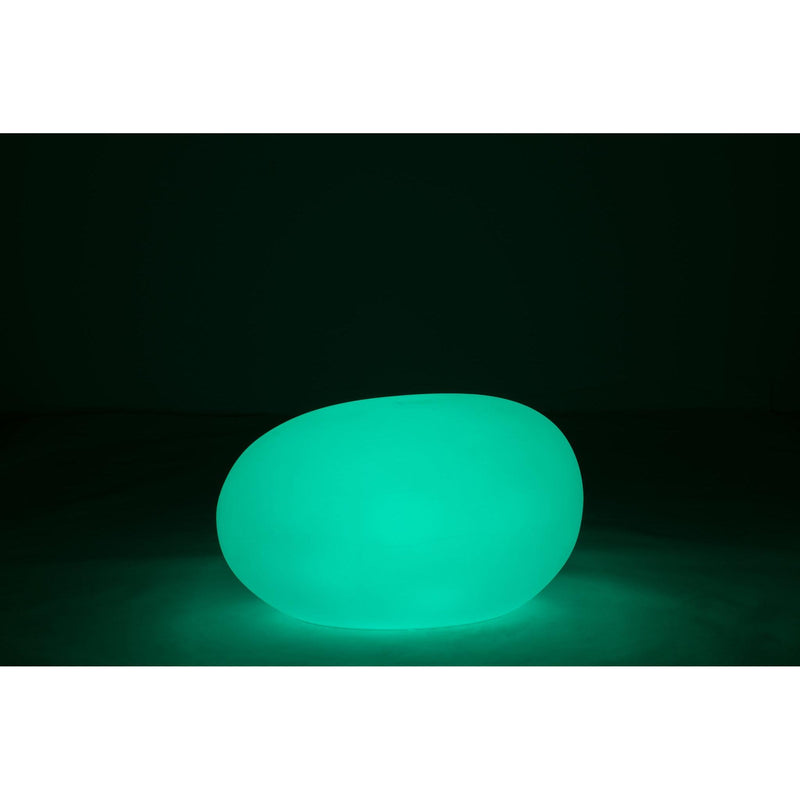Tafellamp Steen Buiten Kunststof, Polypropylene, Metaal Wit-Tafellampen-J-Line