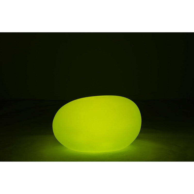 Tafellamp Steen Buiten Kunststof, Polypropylene, Metaal Wit-Tafellampen-J-Line