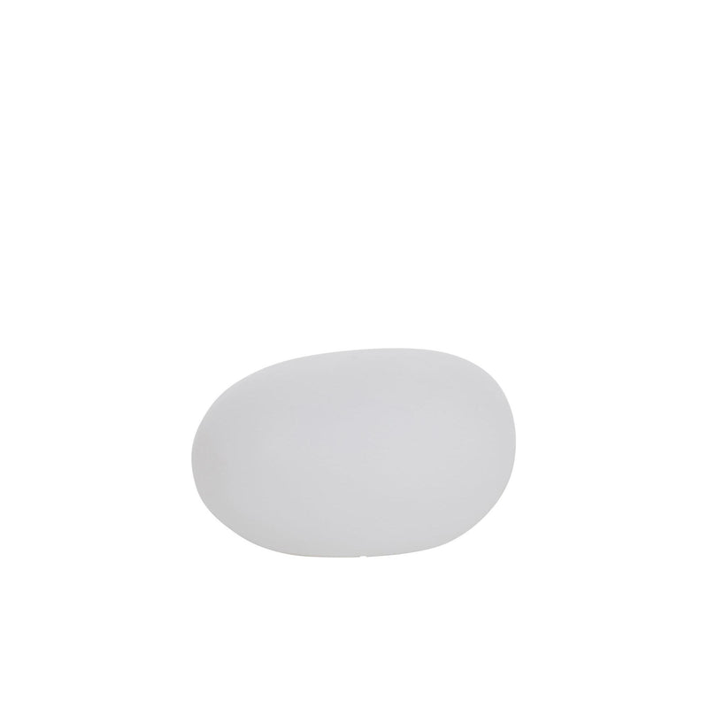 Tafellamp Steen Buiten Kunststof, Polypropylene, Metaal Wit-Tafellampen-J-Line