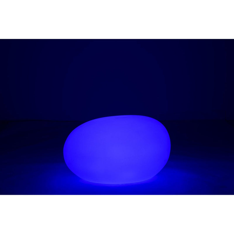 Tafellamp Steen Buiten Kunststof, Polypropylene, Metaal Wit-Tafellampen-J-Line