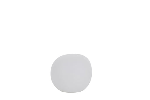 Tafellamp Steen Buiten Metaal, Polypropylene, Kunststof Wit-Tafellampen-J-Line