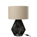 Tafellamp String Jute Zwart 50 cm-Tafellampen-J-Line