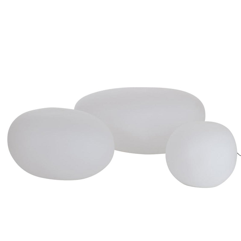Tafellamp Tafel Buiten Polypropylene, Kunststof, Metaal Wit-Tafellampen-J-Line