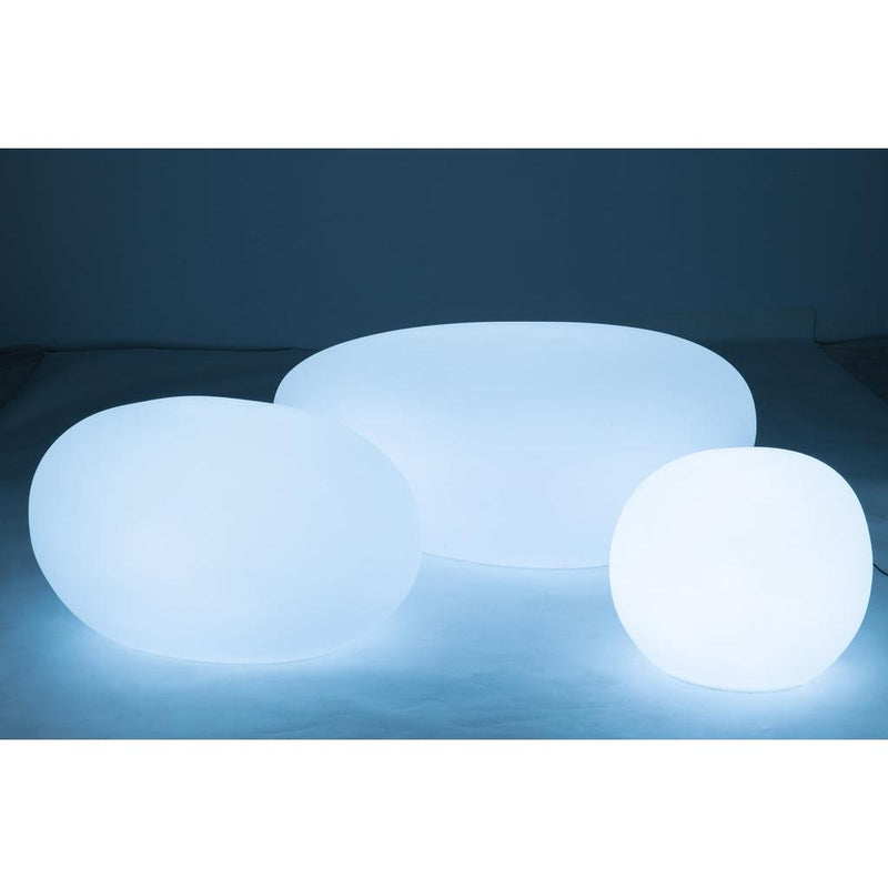Tafellamp Tafel Buiten Polypropylene, Kunststof, Metaal Wit-Tafellampen-J-Line