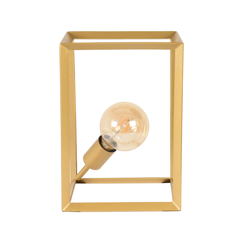 Tafellamp Tetto Metaal Antiek Goud 22x20x31 cm-Tafellampen-LABEL51