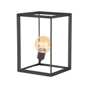 Tafellamp Tetto Metaal Zwart 22x20x31 cm-Tafellampen-LABEL51