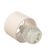 Tafellamp Transparant Glas 17 cm 17.2x17.2x23 cm-Tafellampen-J-Line