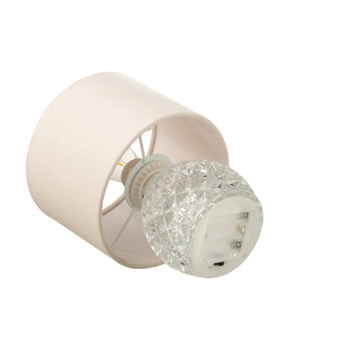 Tafellamp Transparant Glas 17 cm-Tafellampen-J-Line