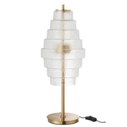 Tafellamp Transparant Ijzer 22 cm 22x22x57 cm-Tafellampen-J-Line