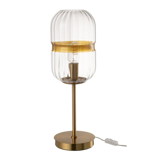 Tafellamp Transparant Kunststof 20 cm 20x20x50 cm-Tafellampen-J-Line