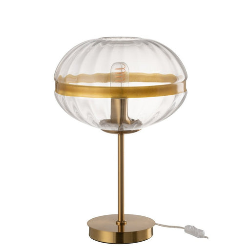 Tafellamp Transparant ijzer Ovaal 30 cm 30x30x50 cm-Tafellampen-J-Line
