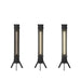 Tafellamp Tube Zeer Metaal Zwart 24x24x93 cm-Tafellampen-LABEL51