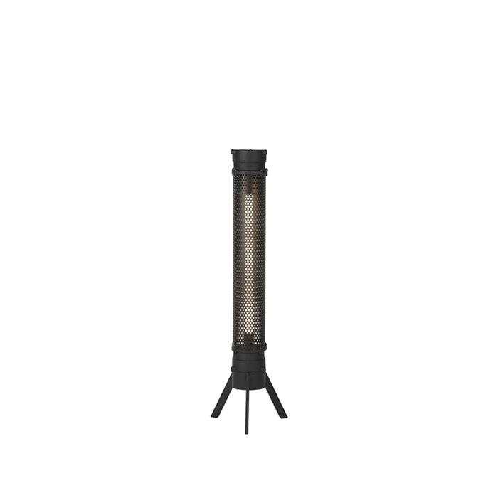 Tafellamp Tube Zeer Metaal Zwart 24x24x93 cm-Tafellampen-LABEL51