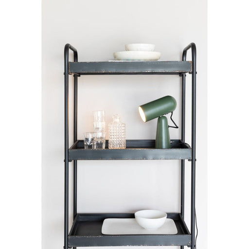 Tafellamp Vesper Heeft Iron Groen 18.5x8.5x26.5 cm-Bureaus-Creating Home