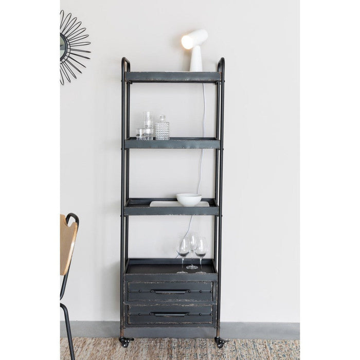 Tafellamp Vesper Heeft Iron Wit 18.5x8.5x26.5 cm-Bureaus-Creating Home