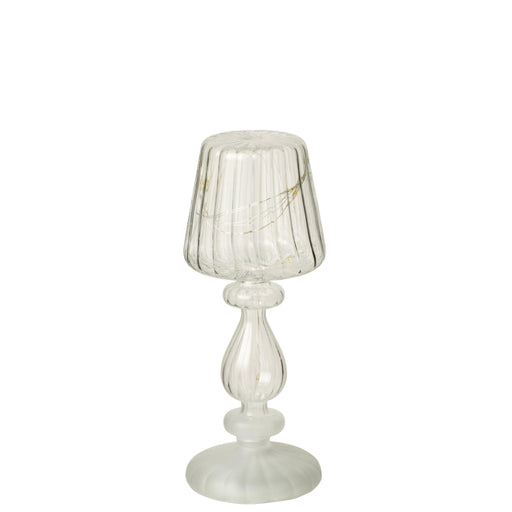 Tafellamp Vorst Wire, Glas Transparant 8x8x20 cm-Tafellampen-J-Line