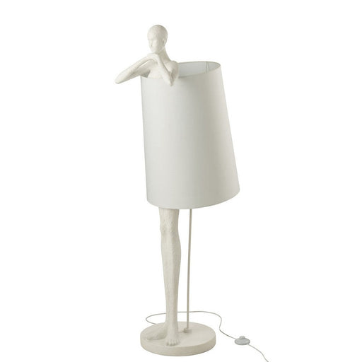 Tafellamp Wit Accelerant 35 cm 35x139x35 cm-Tafellampen-J-Line