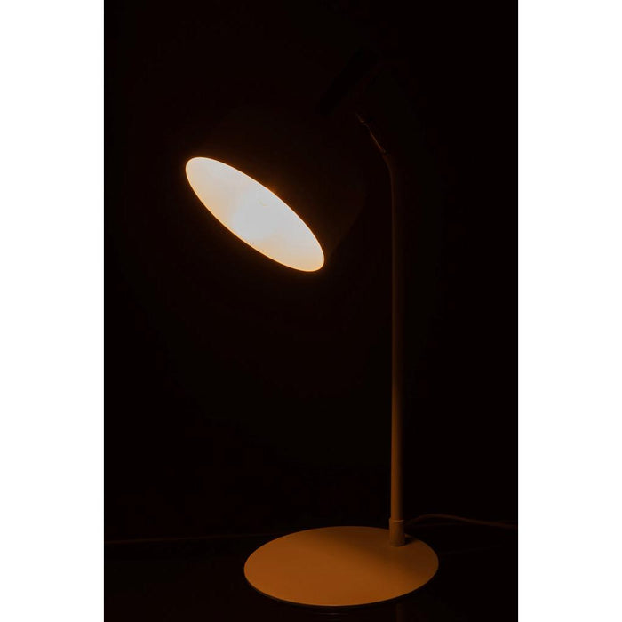 Tafellamp Wit Ijzer 20 cm - Ijzer-Tafellampen-J-Line