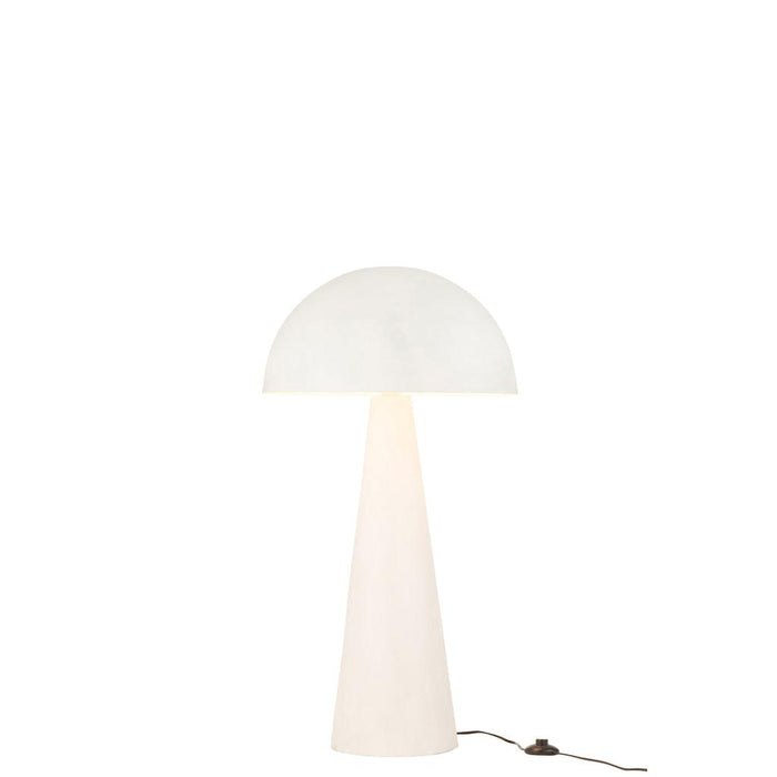 Tafellamp Wit Ijzer M 51 cm-Tafellampen-J-Line