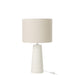 Tafellamp Wit Keramiek 35 cm 35x35x63 cm-Tafellampen-J-Line