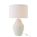 Tafellamp Wit Keramiek 46 cm-Tafellampen-J-Line