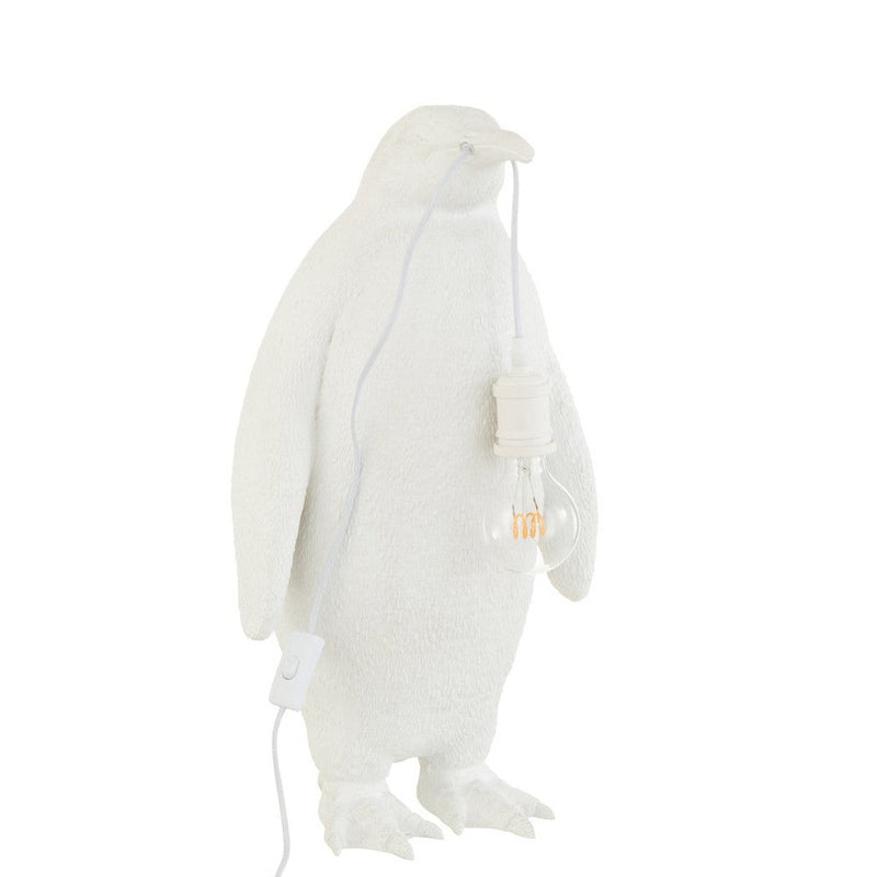 Tafellamp Wit Kunsthars L 31 cm 31x32.5x59 cm-Tafellampen-J-Line