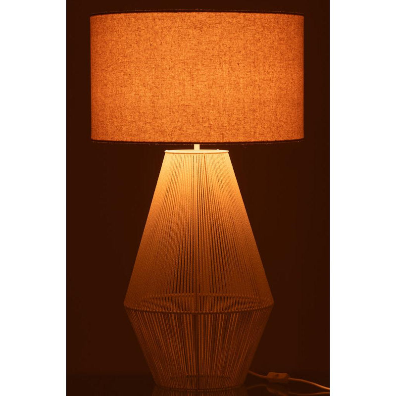 Tafellamp Wit Kunststof 45 cm 45x45x78 cm-Tafellampen-J-Line