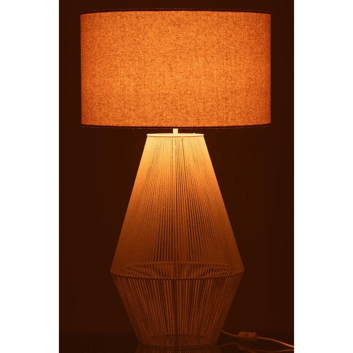 Tafellamp Wit Kunststof 45 cm-Tafellampen-J-Line