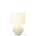 Tafellamp Wit Linnen 33 cm 33x33x50 cm-Tafellampen-J-Line