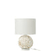 Tafellamp Wit Linnen 33 cm-Tafellampen-J-Line