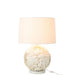 Tafellamp Wit Linnen 40 cm-Tafellampen-J-Line