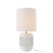 Tafellamp Wit Metaal 35 cm-Tafellampen-J-Line
