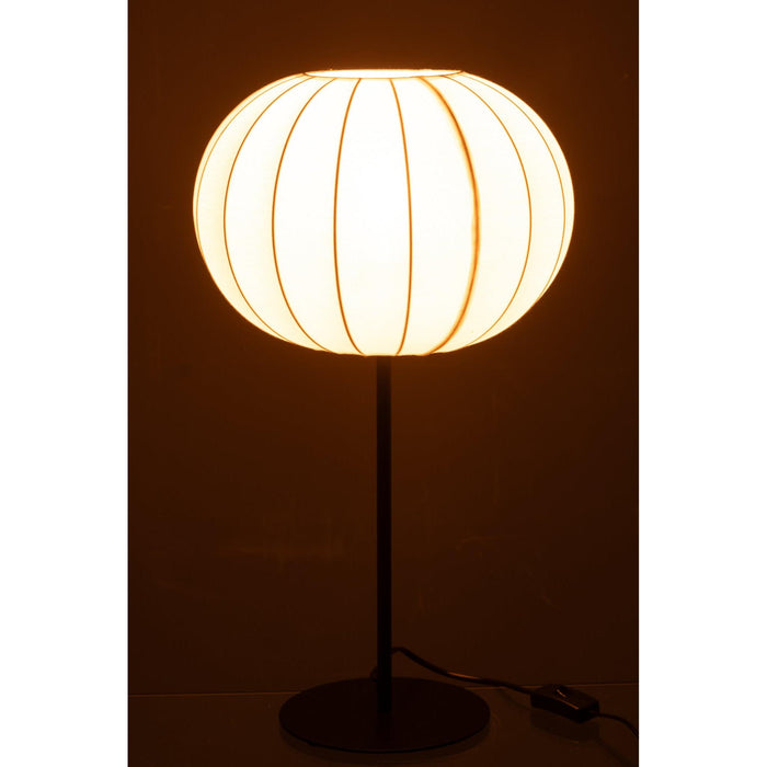Tafellamp Wit Metaal L 30 cm 30x30x53.5 cm-Tafellampen-J-Line