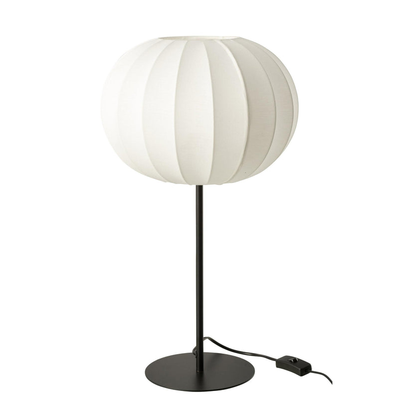 Tafellamp Wit Metaal L 30 cm 30x30x53.5 cm-Tafellampen-J-Line