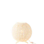 Tafellamp Wit Paper Rond 35 cm 35.5x35.5x42 cm-Tafellampen-J-Line