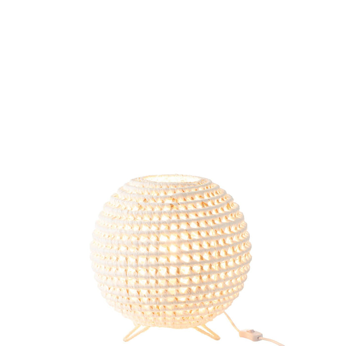 Tafellamp Wit Paper Rond 35 cm-Tafellampen-J-Line